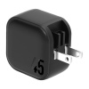 Адаптер питания EnergEA Travelite Gan45 2USB-C, PD/PPS, 45W. Цвет: чёрный
