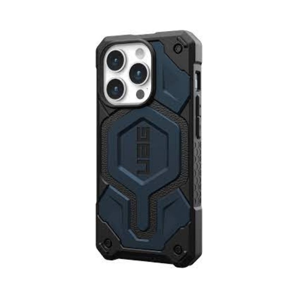 Чехол UAG Monarch Pro для iPhone 15 Pro Max, кевлар. Цвет: чёрно-синий