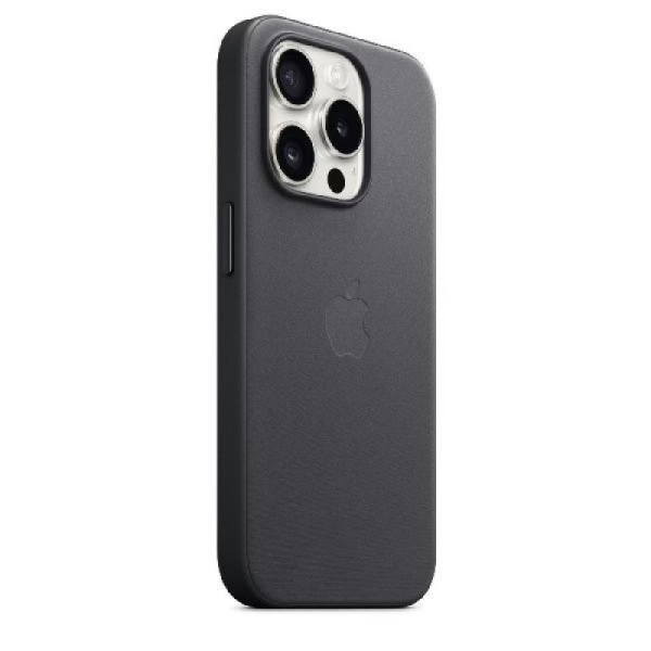 Силиконовый чехол MagSafe для iPhone 15 Pro Max FineWoven Case with MagSafe - Black