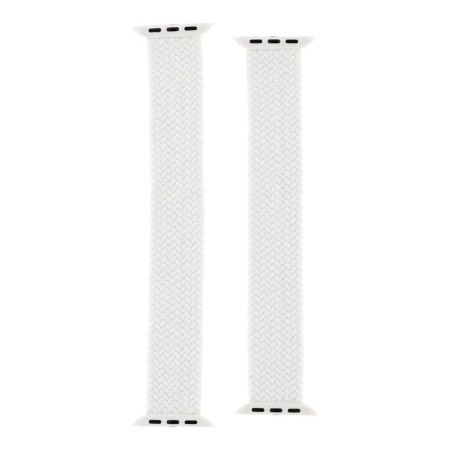 Ремешок нейлоновый плетёный VLP для Apple Watch 42мм/44мм/45мм, L/XL, 2 шт. Цвет: белый