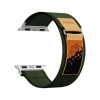 Ремешок нейлоновый Lyambda Premium Meleph для Apple Watch 42/44/45/49мм. Цвет: оливковый/зелёный