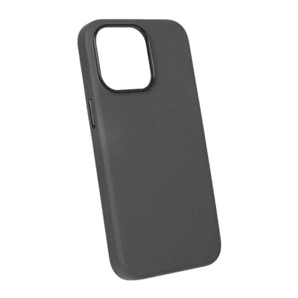 Чехол K-DOO Noble Collection Magsafe для iPhone 15, кожа. Цвет: титановый серый