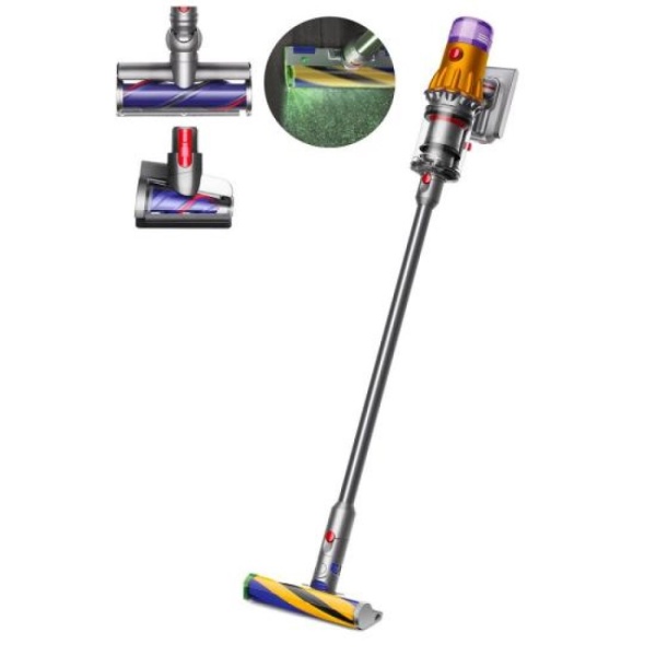 Пылесос беспроводной Dyson V12 Detect Slim Absolute (yellow / nickel)