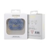 Чехол Guess PU leather 4G with metal logo and charm для AirPods Pro 2. Цвет: синий
