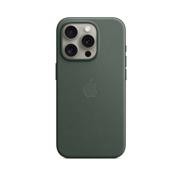 Чехол Apple FineWoven Case with MagSafe для iPhone 15 Pro Max - Evergreen