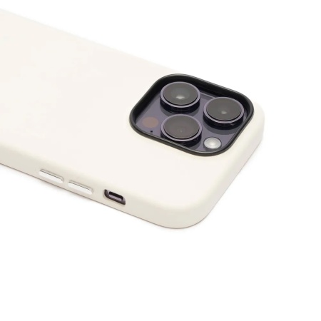 Чехол K-DOO Noble Collection Magsafe для iPhone 13 Pro Max, кожа. Цвет: белый