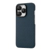 Чехол Ubear Supreme Kevlar Case для iPhone 15 Pro Max, MagSafe. Цвет: синий