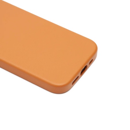 Чехол K-DOO Noble Collection Magsafe для iPhone 14 Pro Max, кожа. Цвет: оранжевый