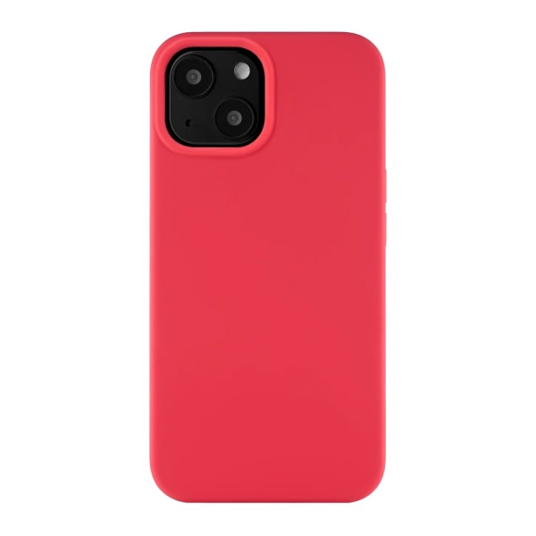 Чехол Ubear Touch Mag Case для iPhone 13, софт-тач силикон. Цвет: красный