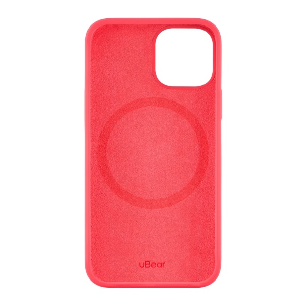 Чехол Ubear Touch Mag Case для iPhone 13, софт-тач силикон. Цвет: красный