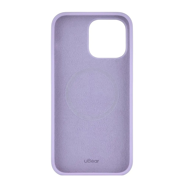 Чехол Ubear Touch Mag Case для iPhone 14, софт-тач силикон. Цвет: фиолетовый