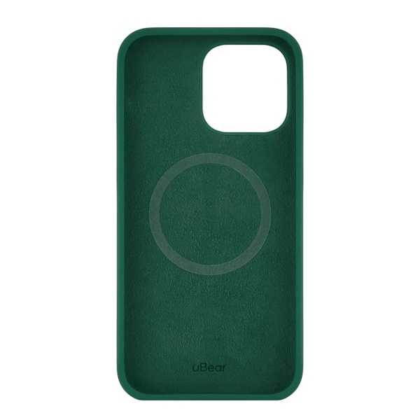 Чехол Ubear Touch Mag Case для iPhone 14, софт-тач силикон. Цвет: зелёный