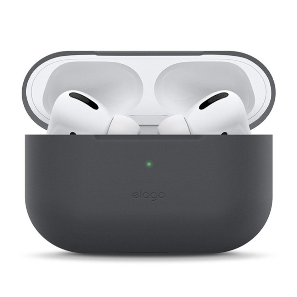 Чехол защитный Elago для AirPods Pro, силикон. Цвет: тёмно-серый