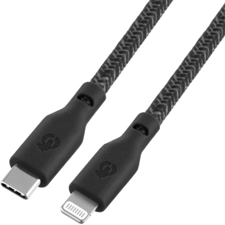 Кабель uBear Trend Cable USB-C - Lightning, 2.4м. Цвет: черный