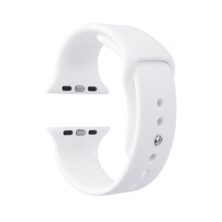 Ремешок силиконовый vlp Silicone Band для Apple Watch 42мм/44мм. Цвет: белый