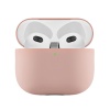 Чехол защитный Ubear для Airpods 3, усиленный силикон. Цвет: светло-розовый