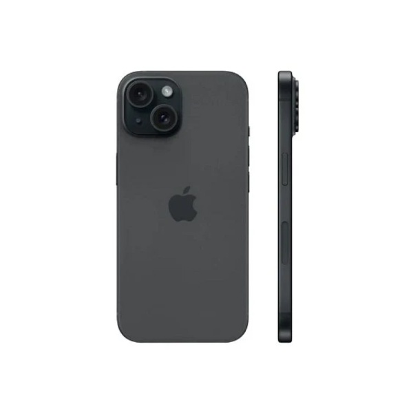 Смартфон Apple iPhone 15 128 ГБ (dual nano-SIM). Цвет: черный