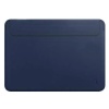 Чехол кожаный WIWU Skin New Pro 2 Leather Sleeve Skin Pro II для MacBook Pro 14". Цвет: синий