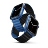 Ремешок силиконовый Uniq Revix reversible Magnetic для Apple Watch 44мм/42мм. Цвет: сине-чёрный