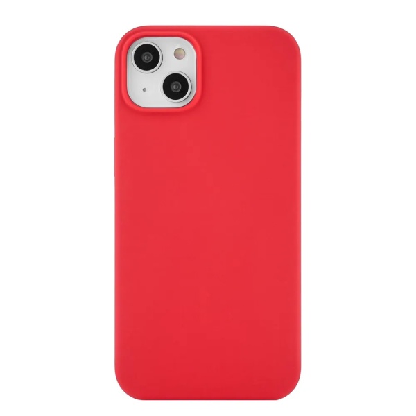 Чехол Ubear Touch Case для iPhone 14 Plus, софт-тач силикон. Цвет: красный