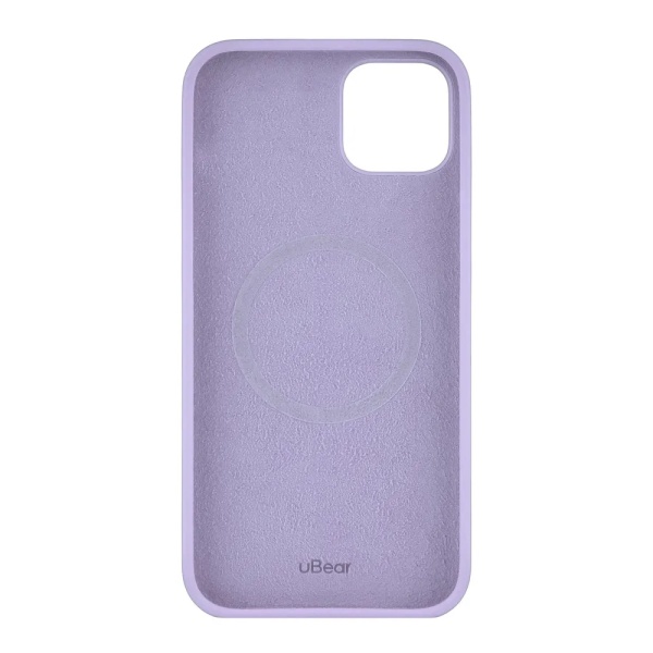 Чехол Ubear Touch Mag Case для iPhone 14 Plus, софт-тач силикон. Цвет: фиолетовый