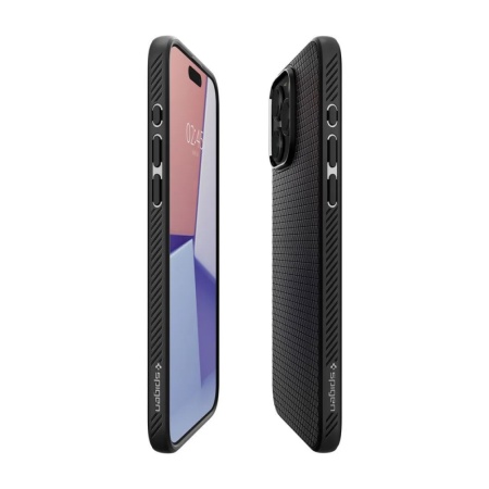 Чехол SPIGEN LIQUID AIR для iPhone 15 Pro Max. Цвет: черный