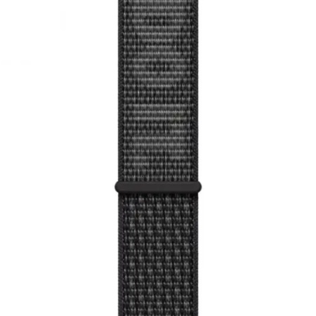 Спортивный ремешок Nike для Apple Watch 45мм. Цвет: черный/ярко-белый