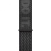 Спортивный ремешок Nike для Apple Watch 45мм. Цвет: черный/ярко-белый