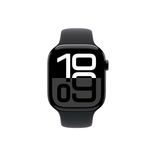 Apple Watch Series 10, 46мм, корпус из алюминия черного цвета