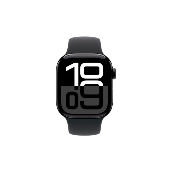 Apple Watch Series 10, 42мм, корпус из алюминия черного цвета