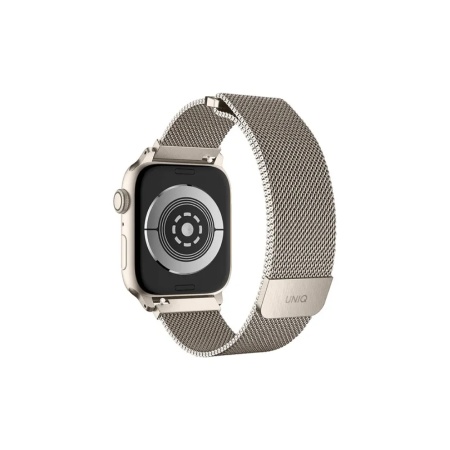 Ремешок из стали Uniq Dante Strap Mesh для Apple Watch 42мм/44мм. Цвет: "Сияющая звезда"